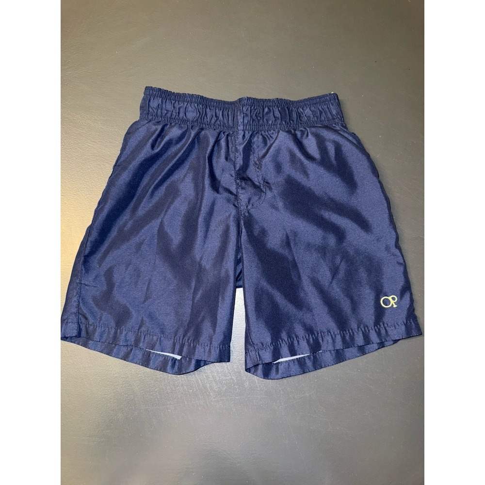 Ocean Pacific Trunks Boys Blue Size Small 6-7 Swimsuit Child Shorts